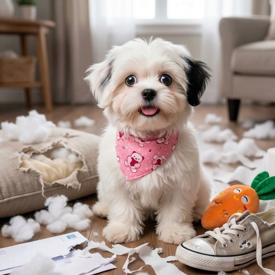 Shih Tzu destrói tudo